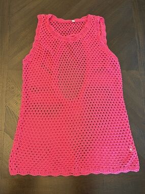 Sleeveless Crochet Cover Up